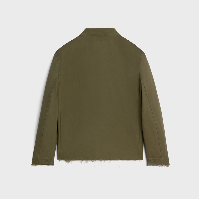 CELINE celine saharienne jacket in cotton outlook