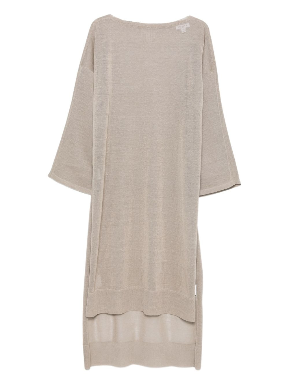 long sleeve knitted dress - 1