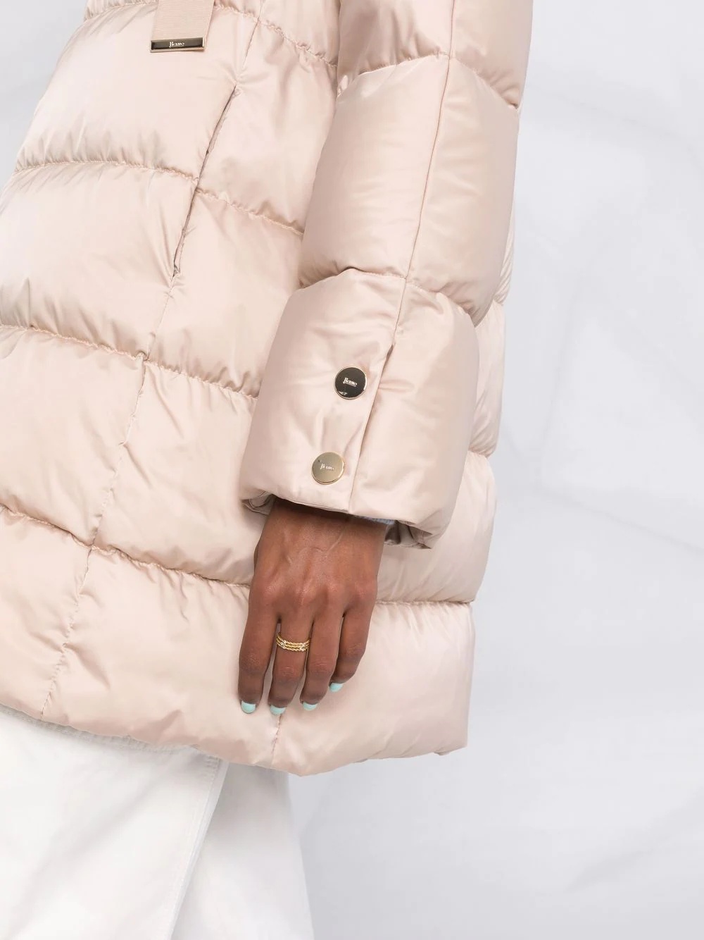 hooded padded coat - 3