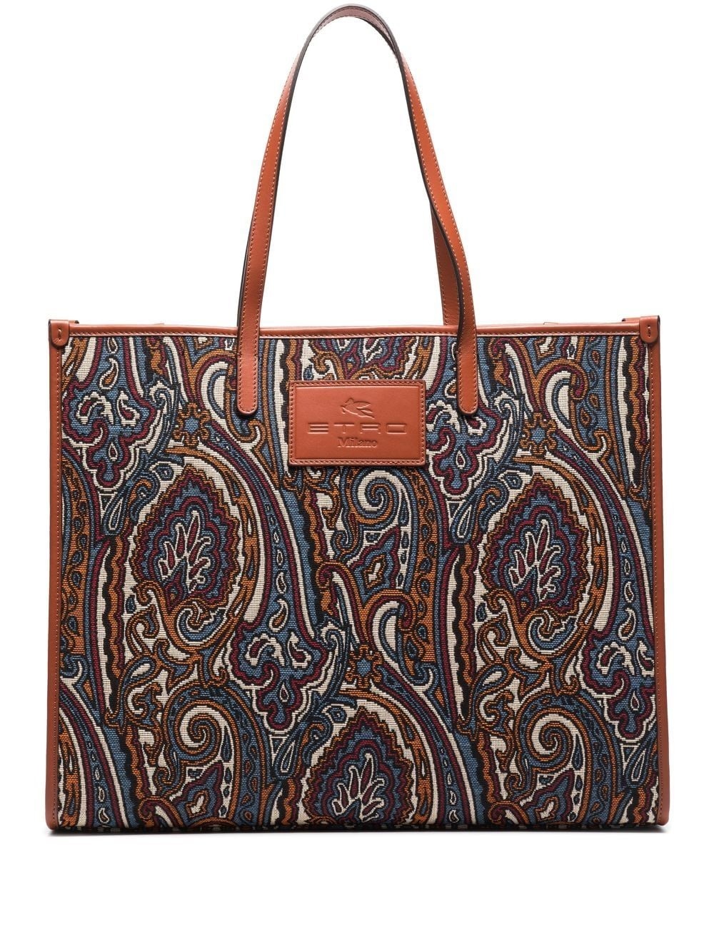 paisley-print tote bag - 1