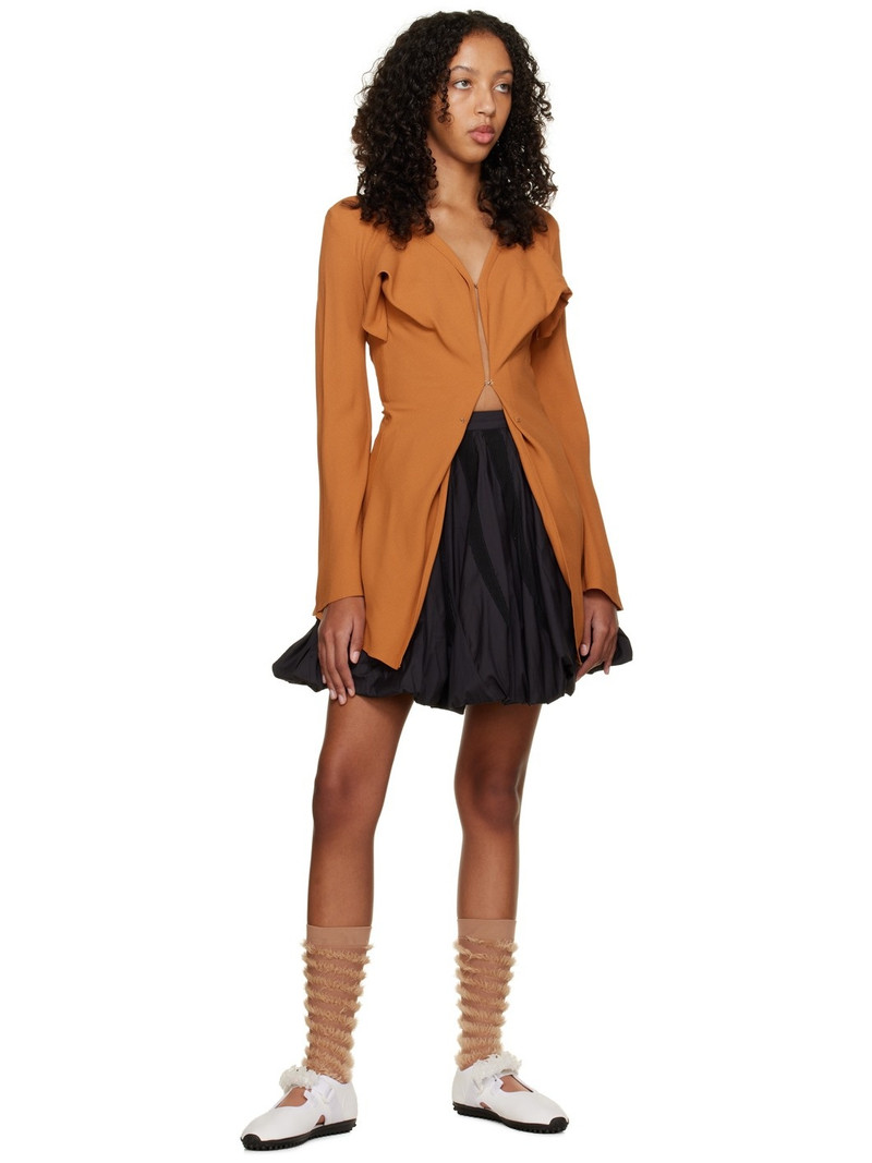 Kiko Kostadinov Orange Geo Shirt outlook