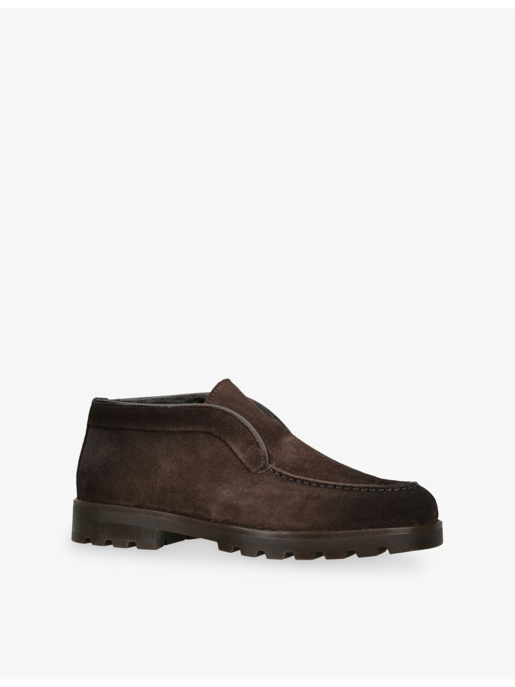 Shearling-Lined Suede Desert Boots - 3