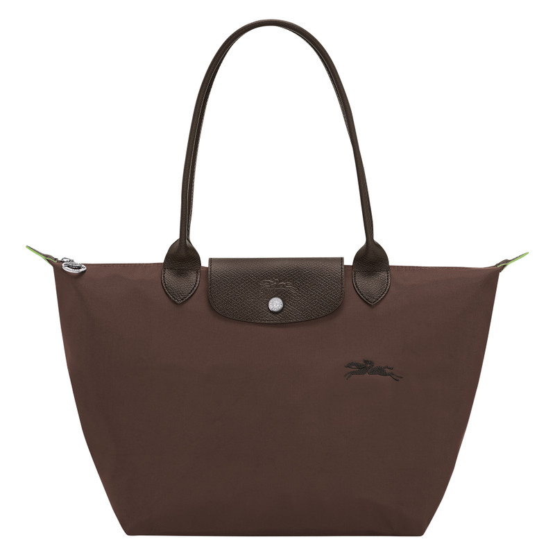 Le Pliage Green M Tote bag Mocha - Recycled canvas 1