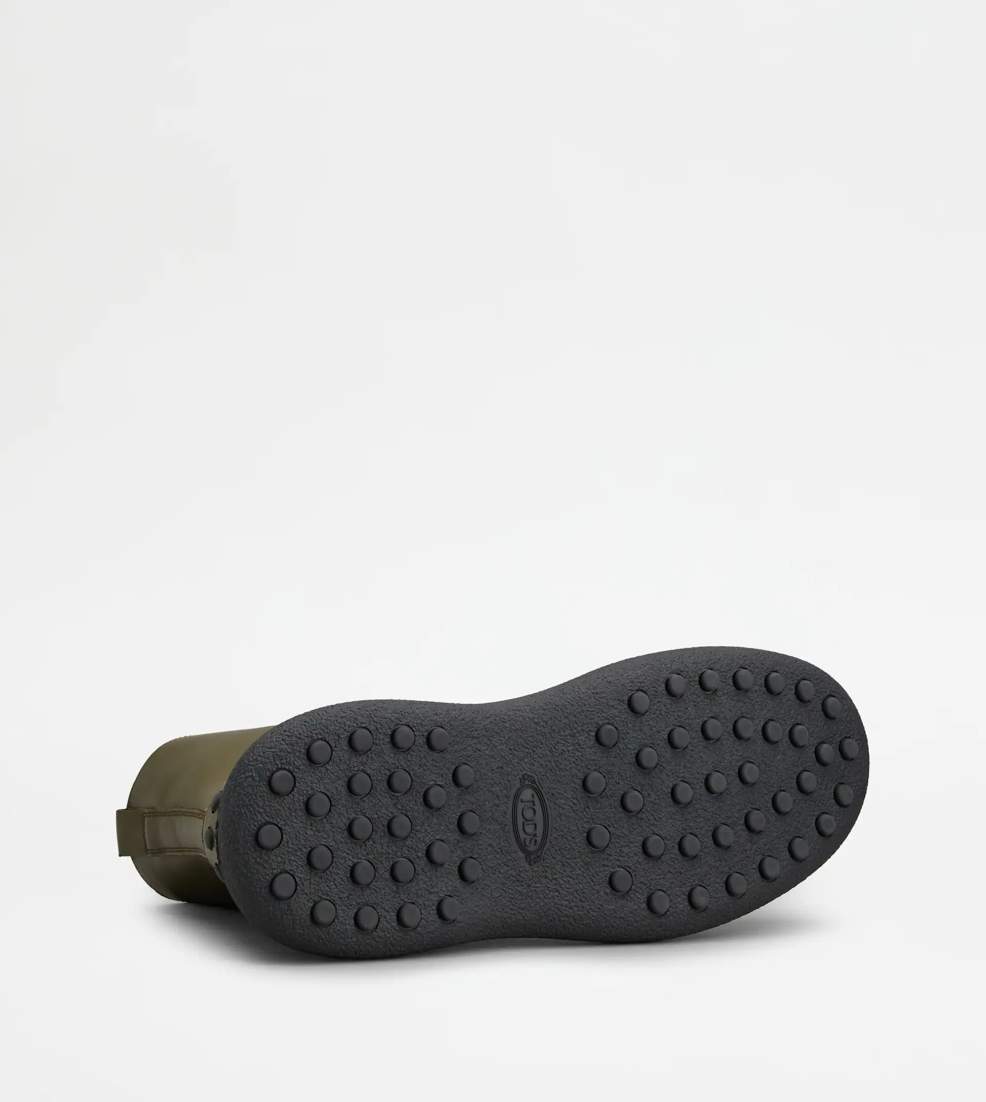 TOD'S W. G. LACE-UP ANKLE BOOTS IN LEATHER - GREEN - 5