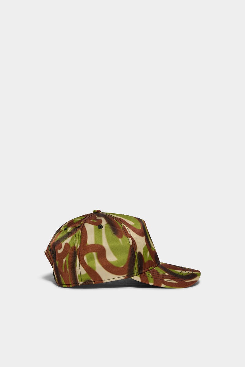 CAMO SPRAY BASEBALL CAP - 4