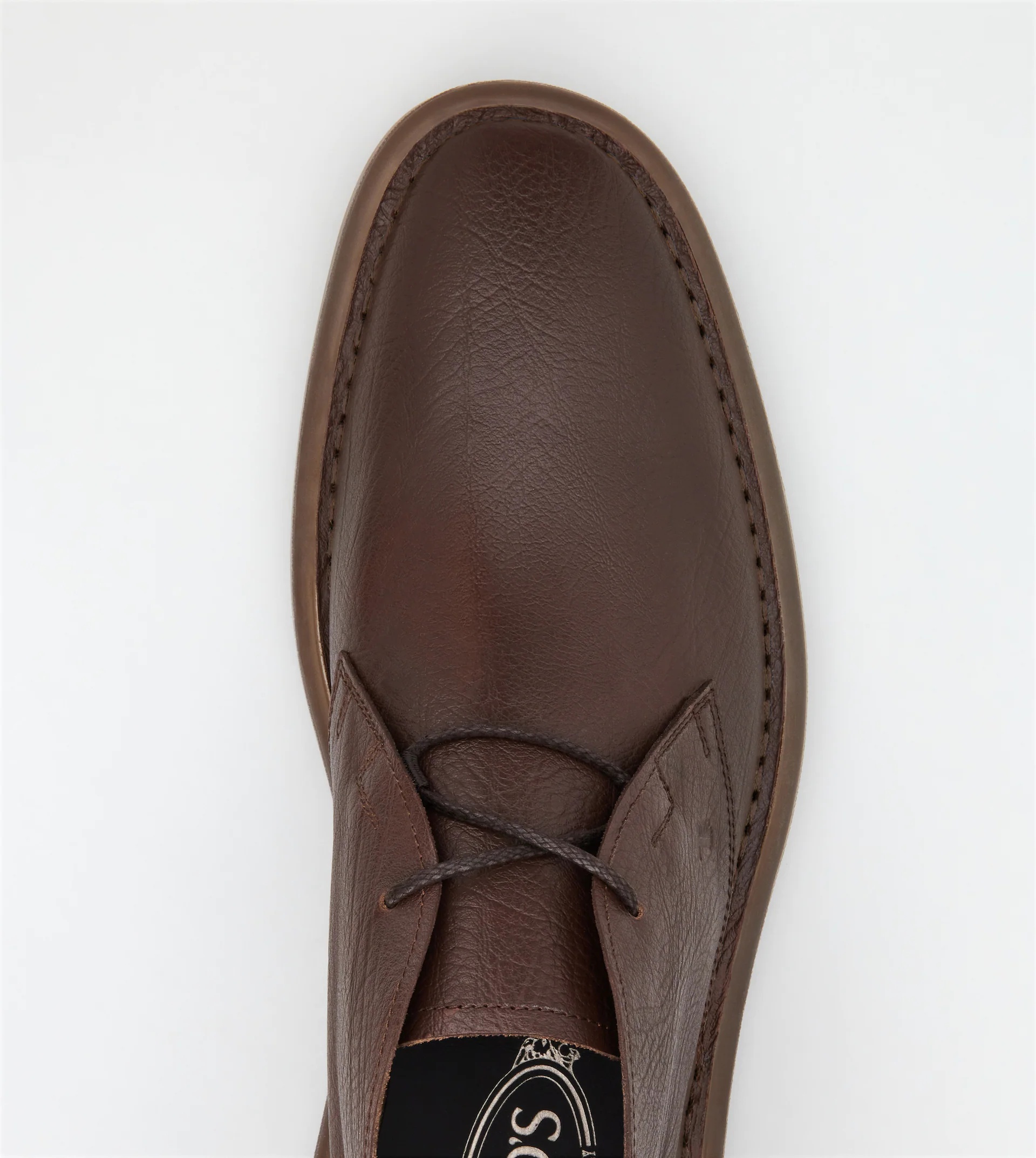 DESERT BOOTS IN LEATHER - BROWN - 4