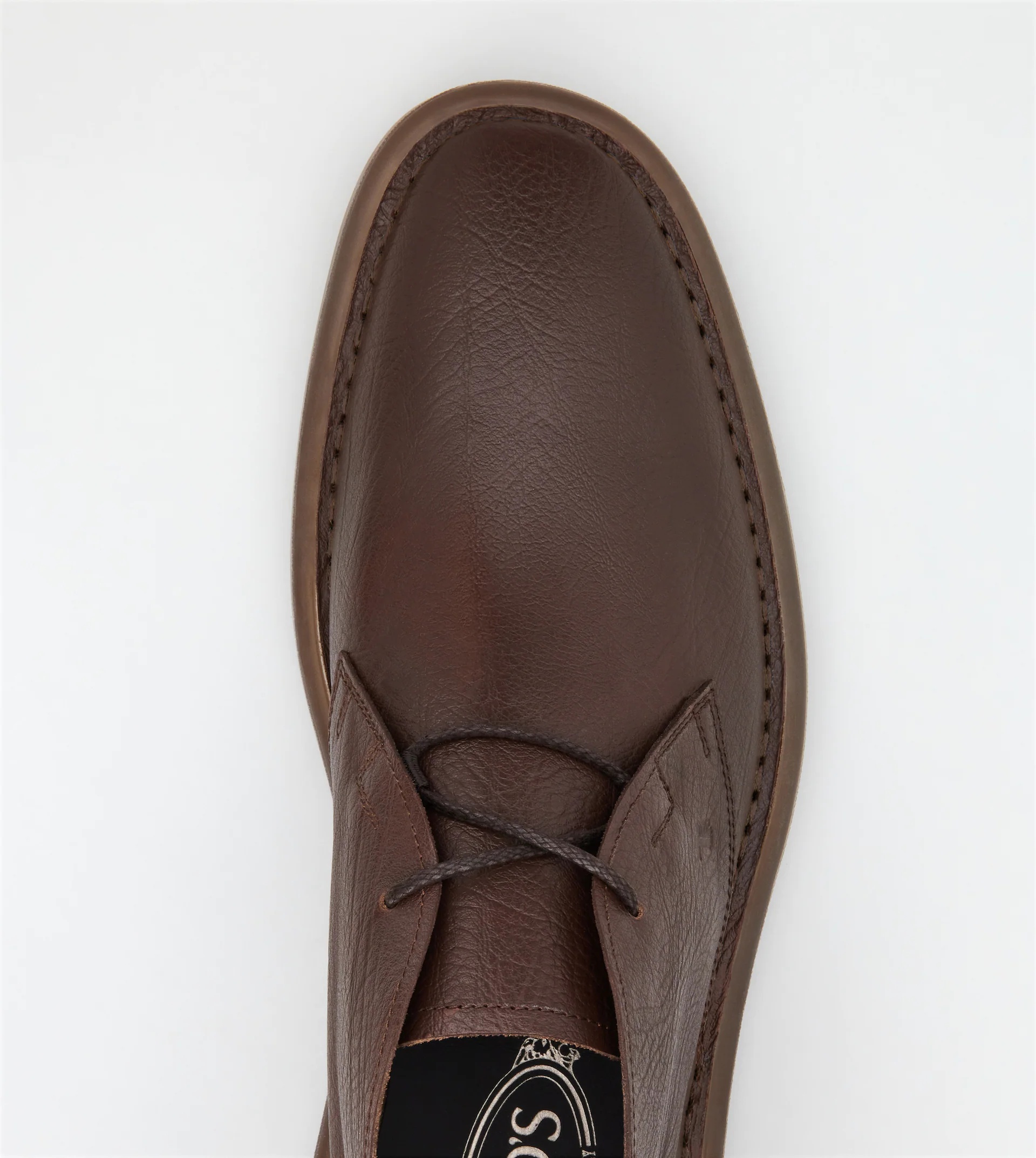 DESERT BOOTS IN LEATHER - BROWN - 4