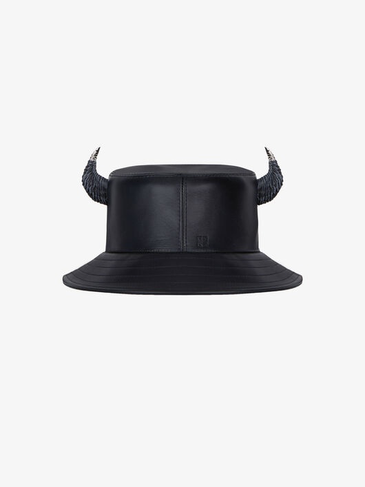 BUCKET HAT WITH HORN - 4