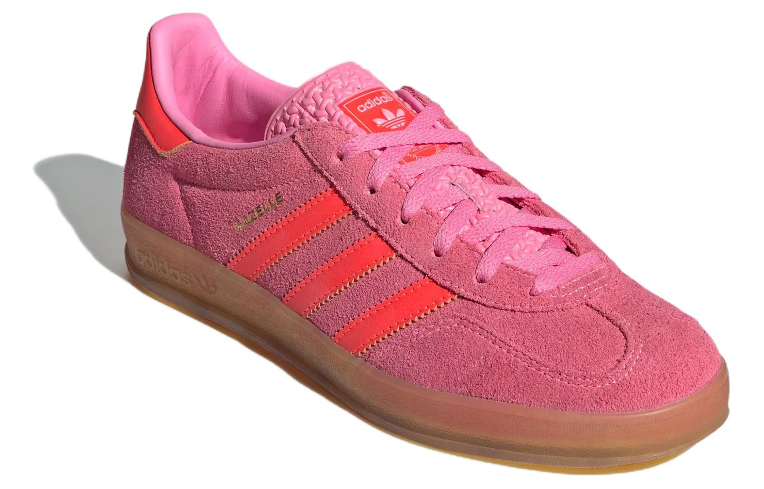 (WMNS) adidas Gazelle Indoor 'Beam Pink Solar Red' IE1058 - 3