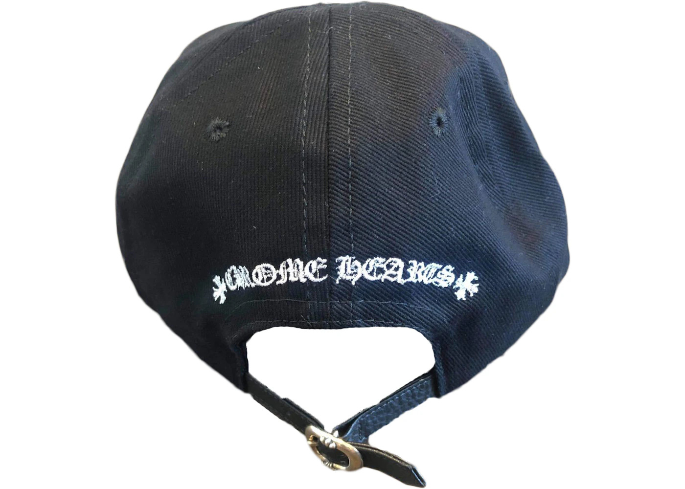 Chrome Hearts Matty Boy Chomper Leather Strapback Hat Black - 2