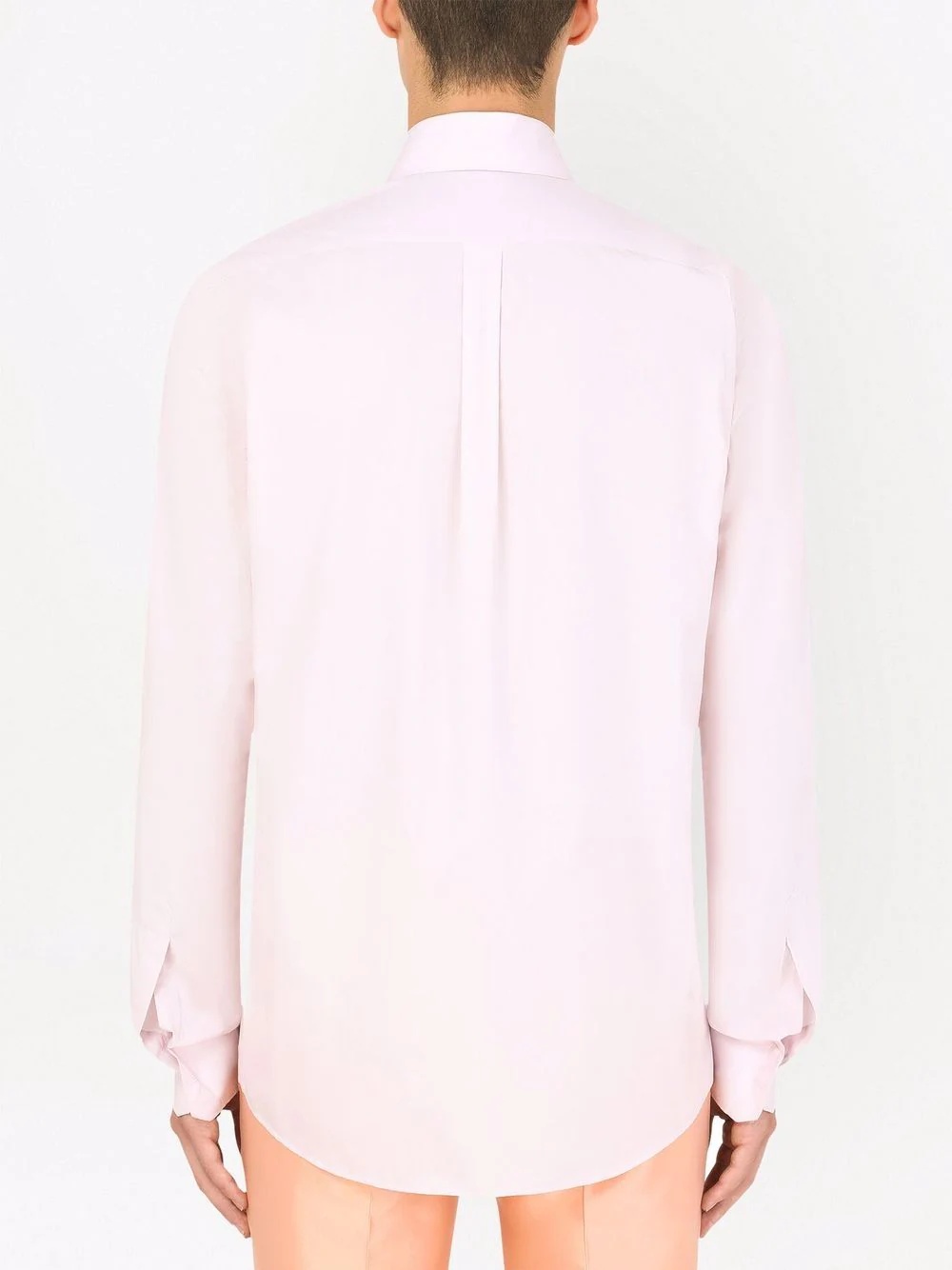 point-collar cotton shirt - 4