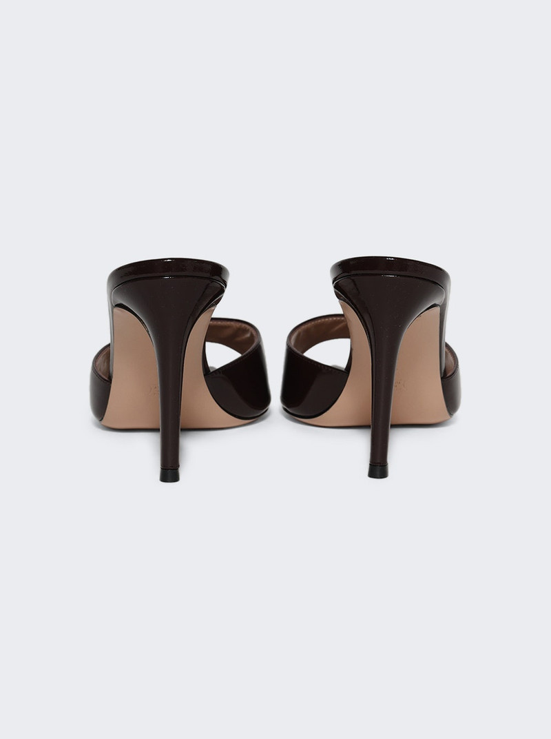 Elle 85 High Heel Sandals Burgundy 4