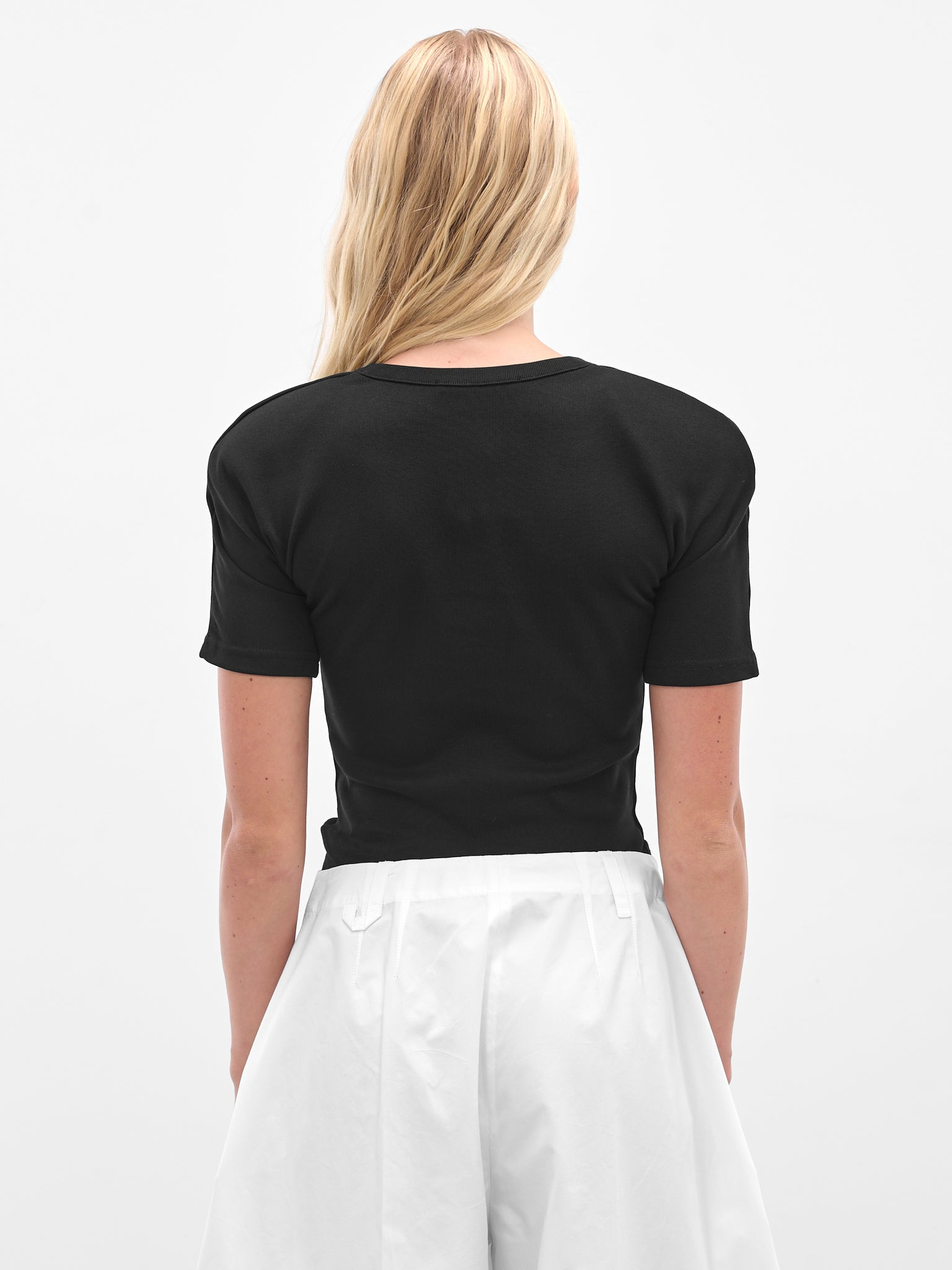 Black 'Le T-Shirt Ovalo' Tee - 3