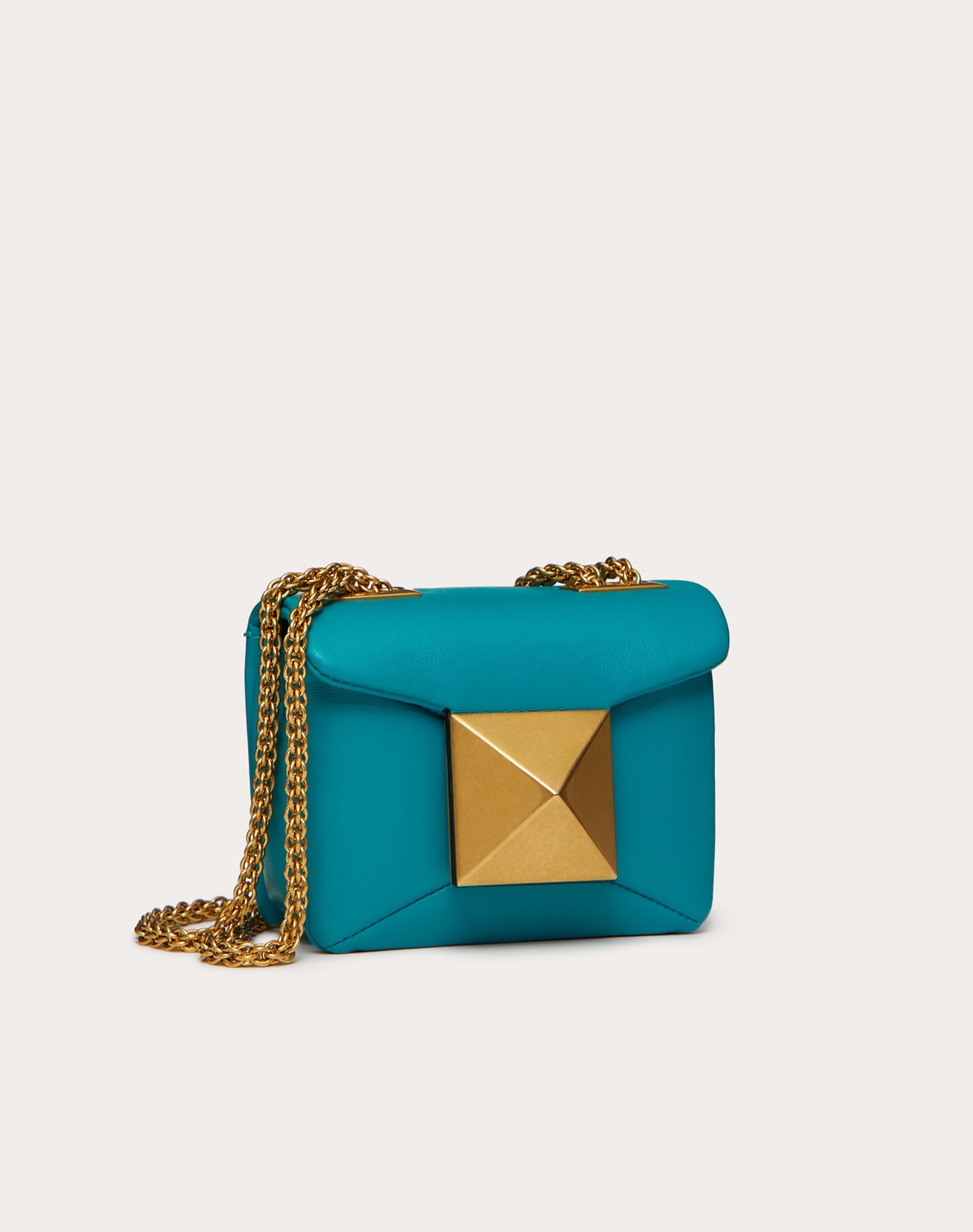 ONE STUD NAPPA MICRO BAG WITH CHAIN - 4