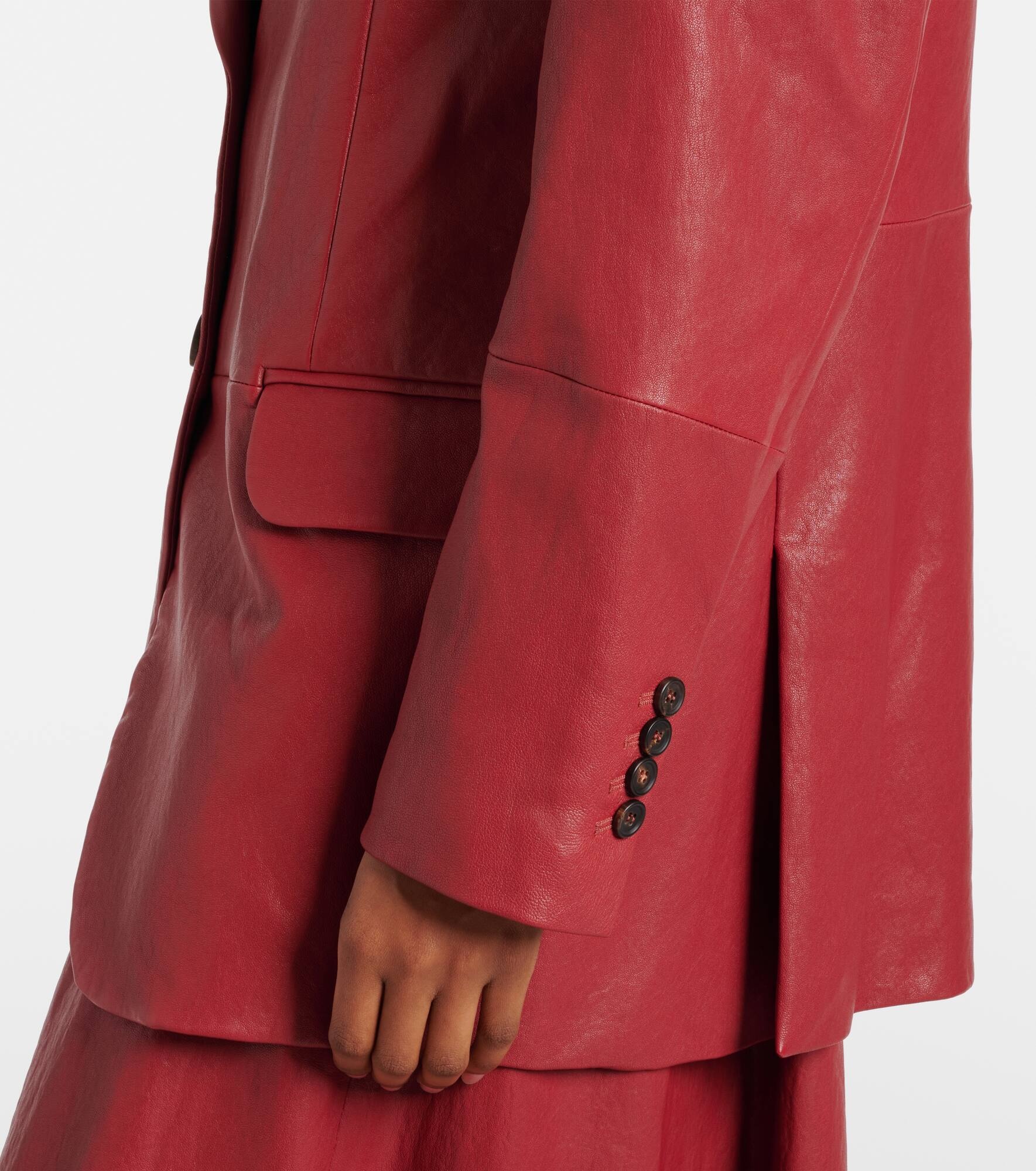 Leather Blazer - 5