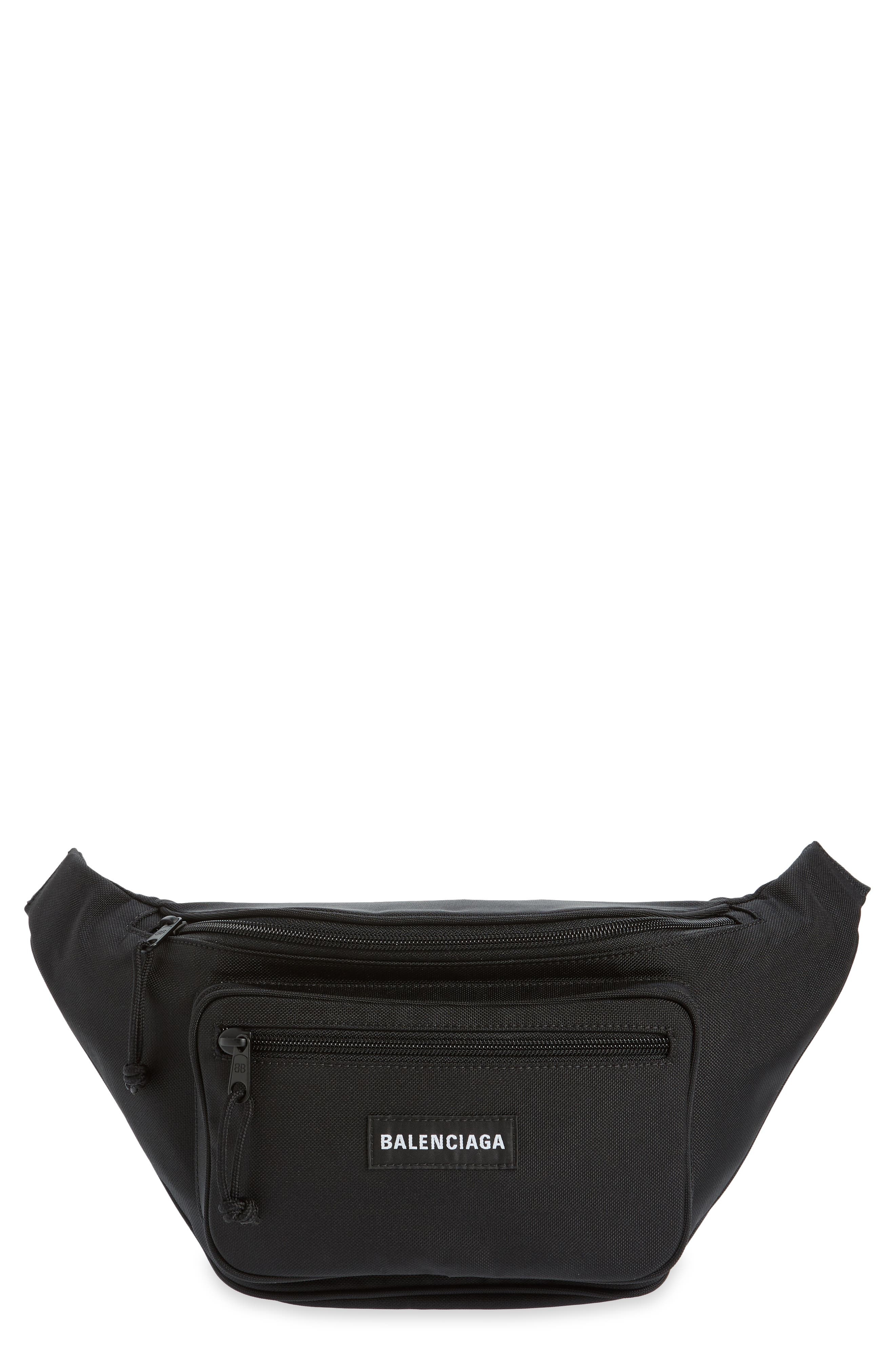 Balenciaga Explorer Belt Bag in Black at Nordstrom - 1