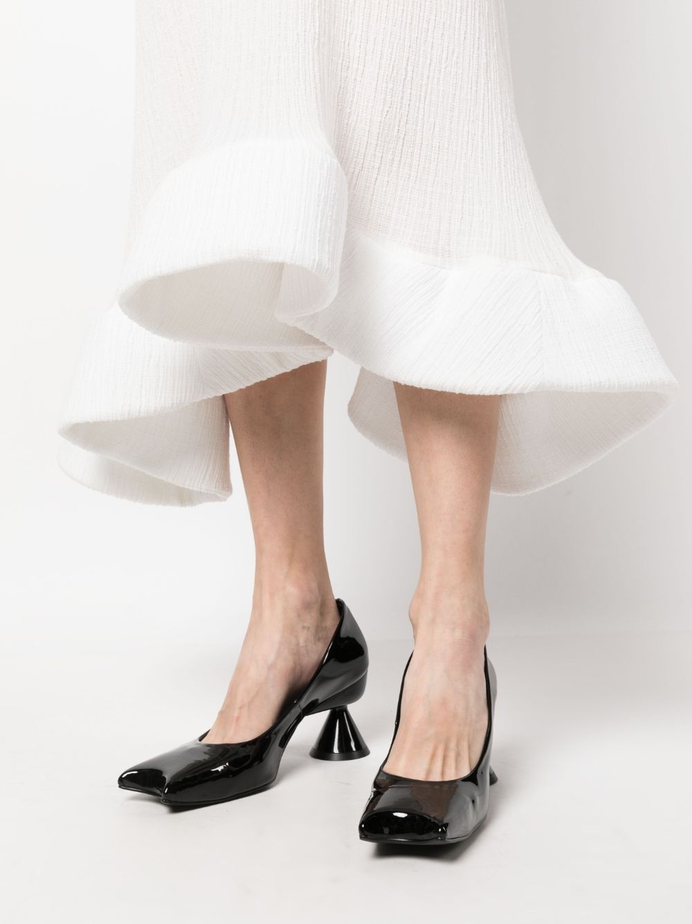ruffled midi dress - 5