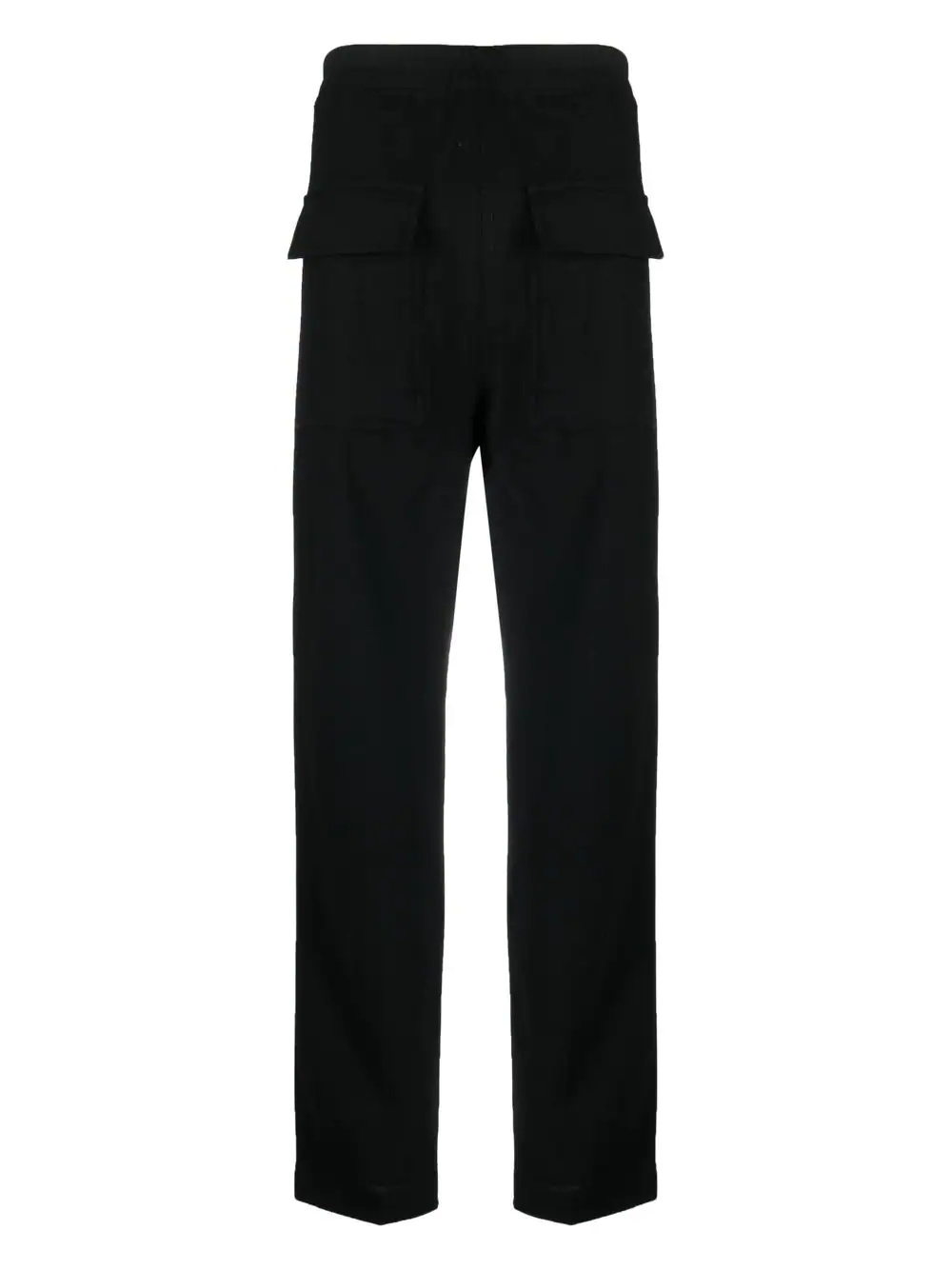 contrast-trim straight-leg trousers - 2