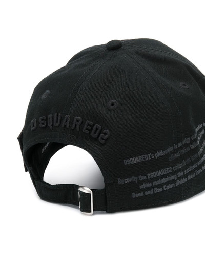 DSQUARED2 Icon embroidered baseball cap outlook