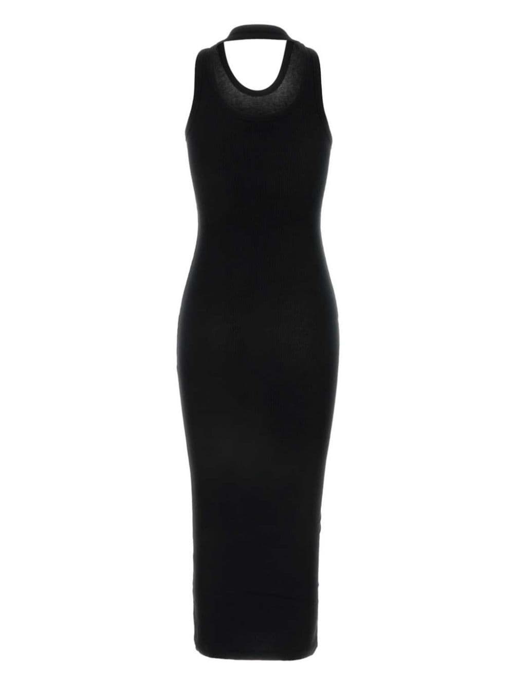 ribbed maxi dress - 2