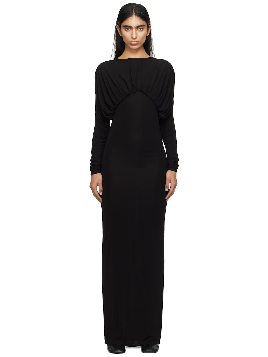 Black Vernest Maxi Dress - 1
