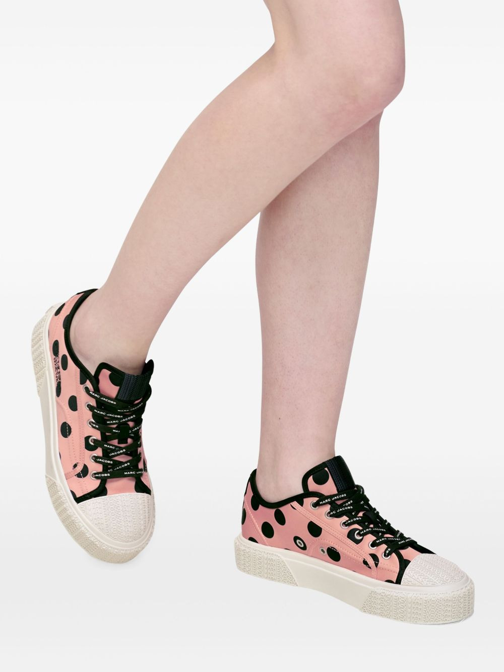 polka-dot platform trainers - 5