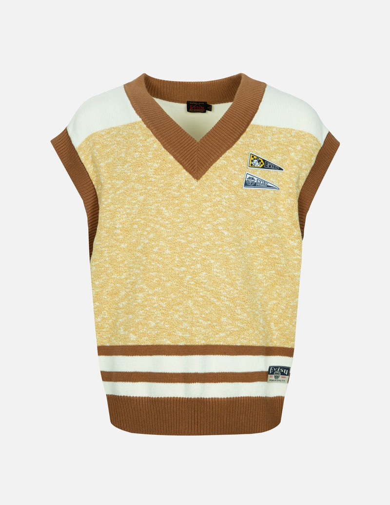 SPADE DARUMA JACQUARD FASHION FIT KNIT VEST 1