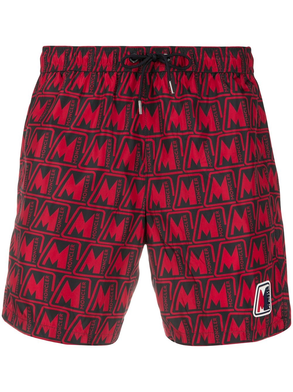 logo-print swim shorts - 1