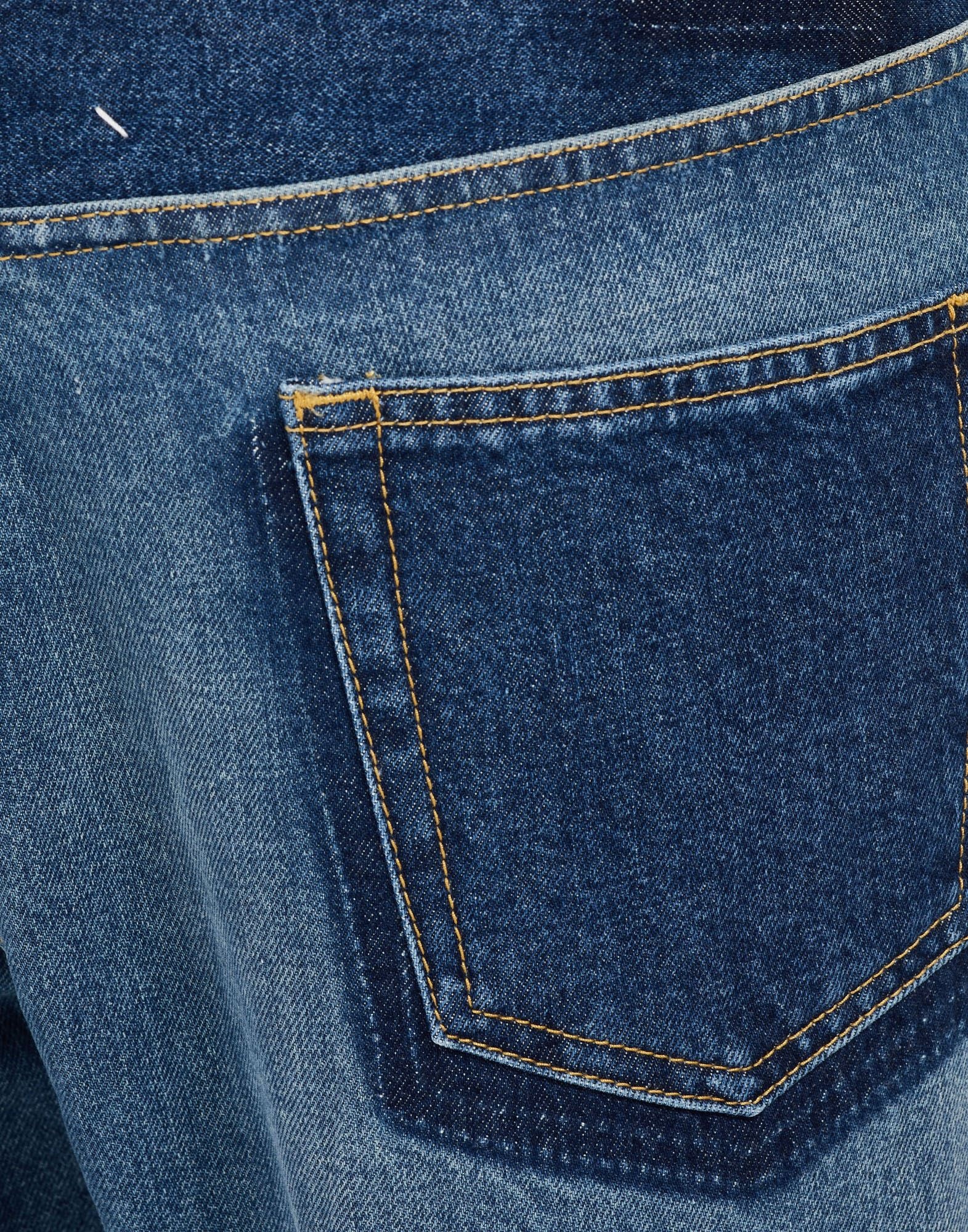 Denim slip technique' oversized jeans - 6