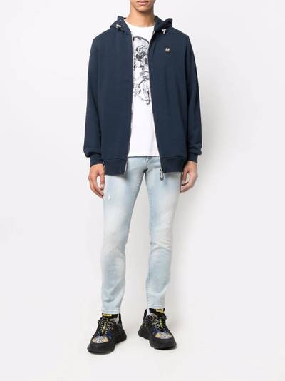 PHILIPP PLEIN distressed skinny jeans outlook