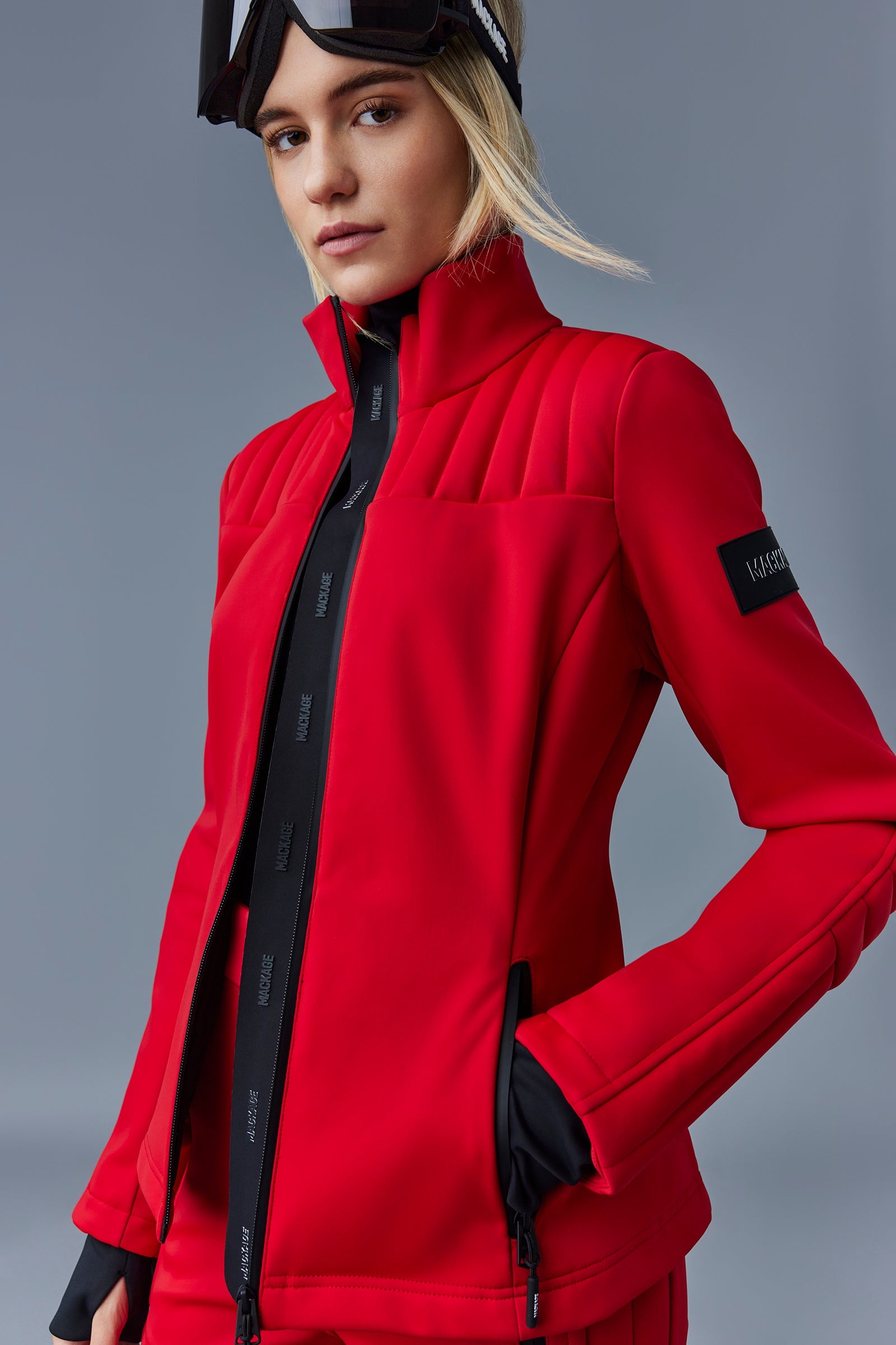 LENORA Bonded 3-layer ski jacket with stand collar - 5