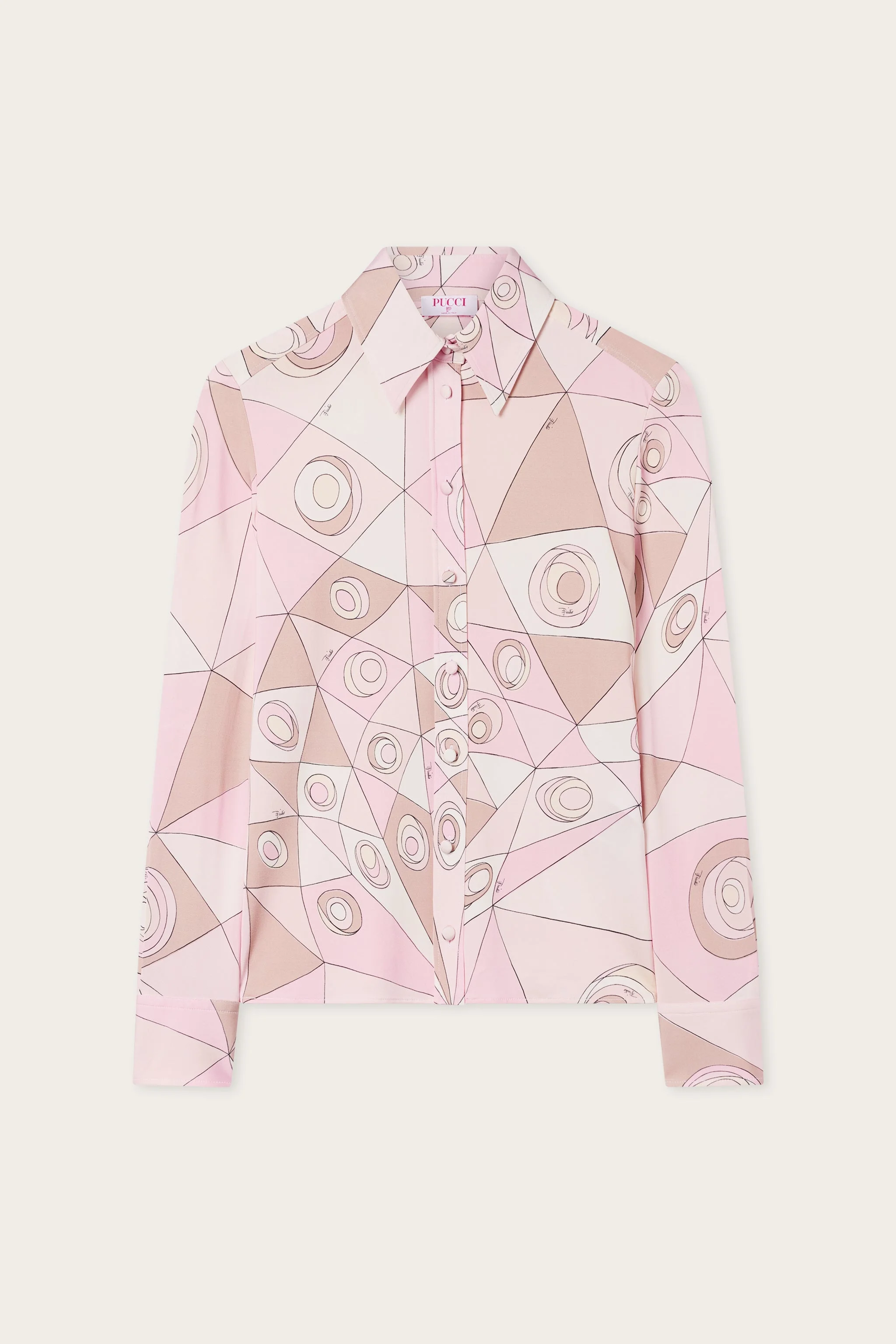 OCCHI PRINT JERSEY SHIRT - 1