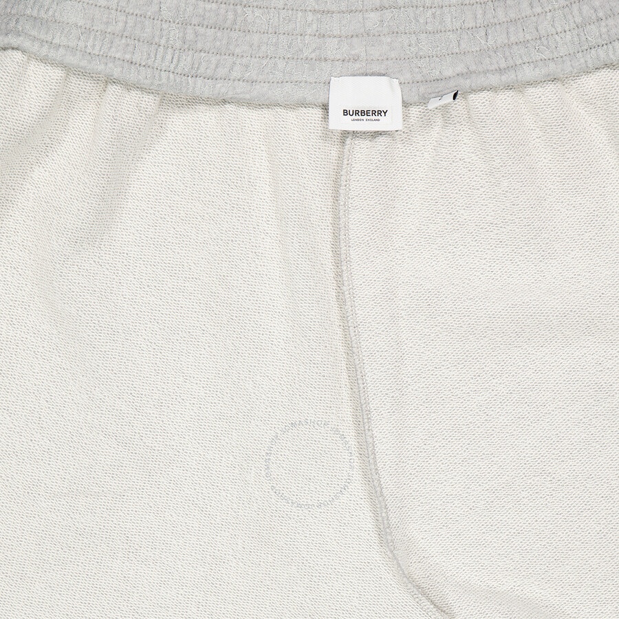 Burberry Light Pebble Grey Lace And Cotton Shorts - 7