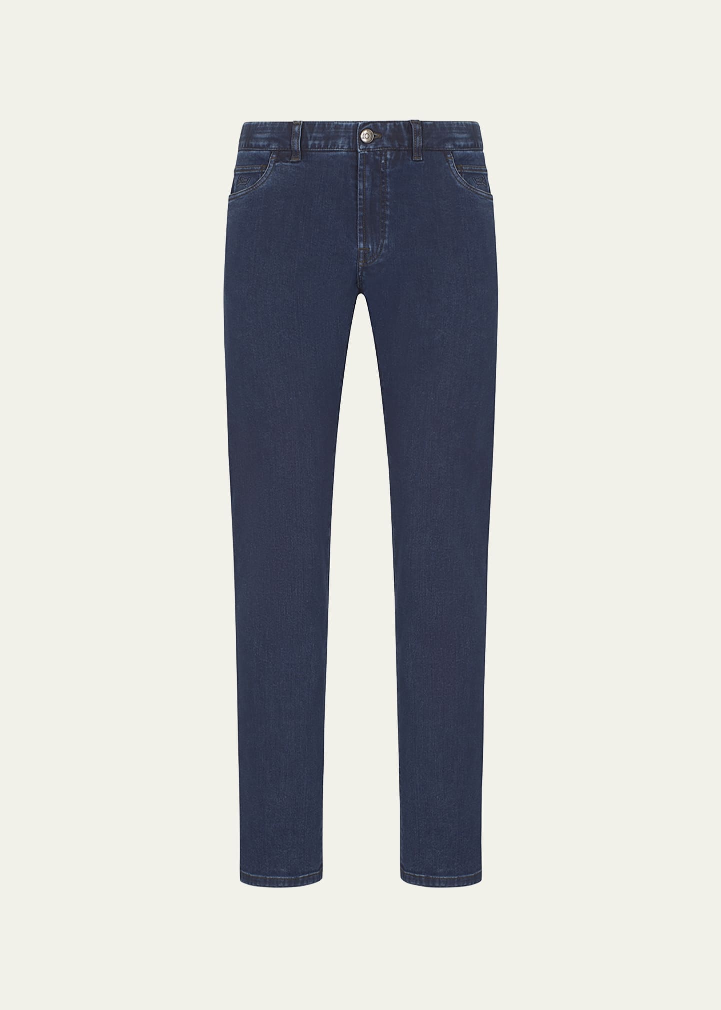 Men's 5-Pocket Denim Jeans - 1
