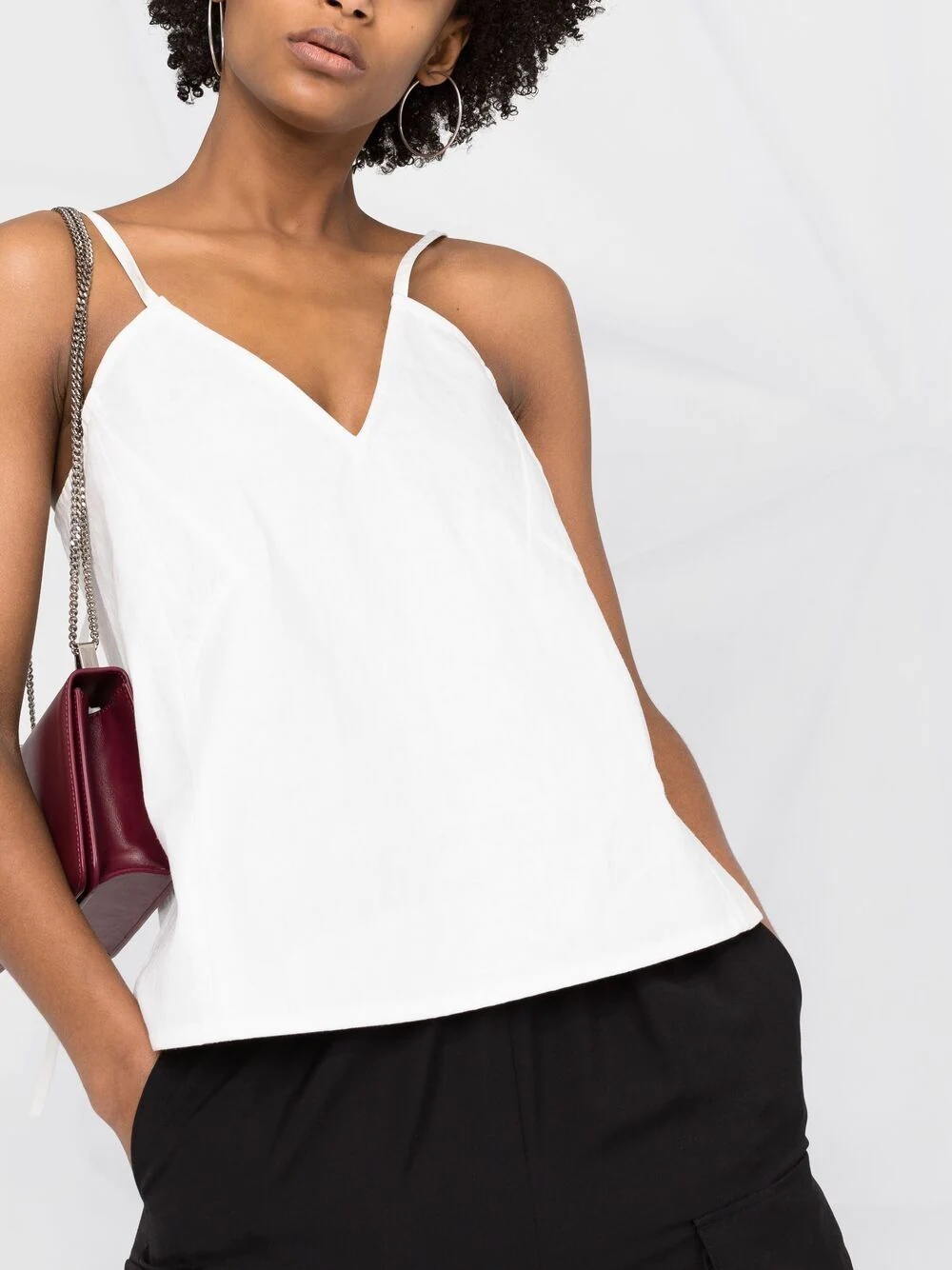 V-neck sleeveless tank top - 5