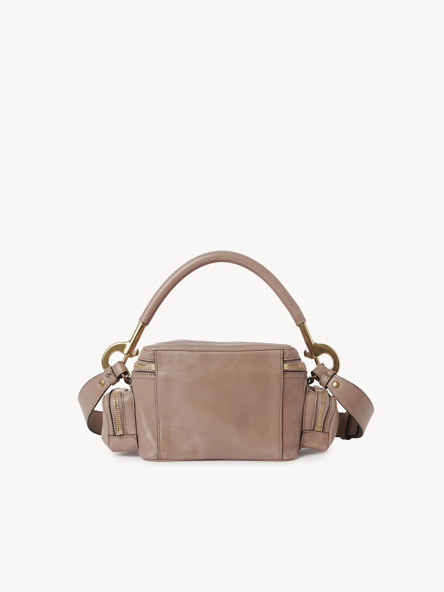 SMALL CAMERA BAG IN SHINY LEATHER - 4