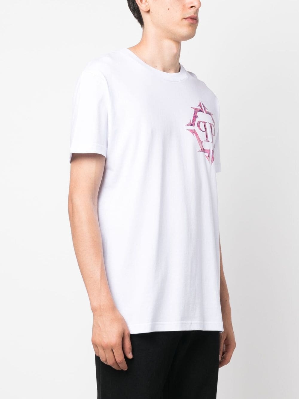 logo-print cotton T-shirt - 4