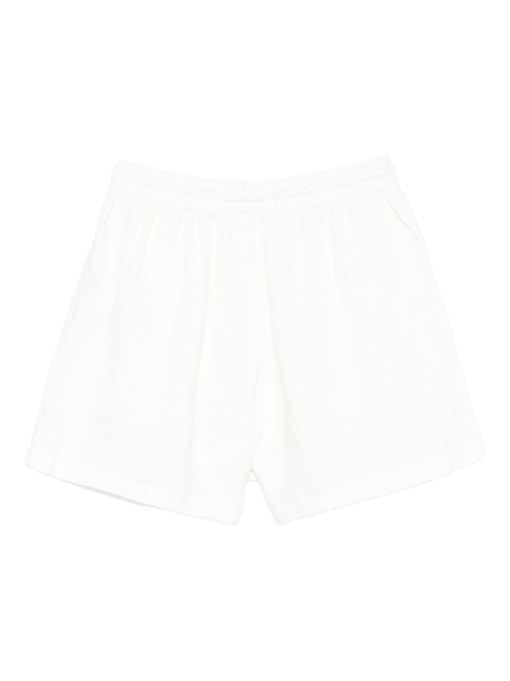 drawstring linen shorts - 2