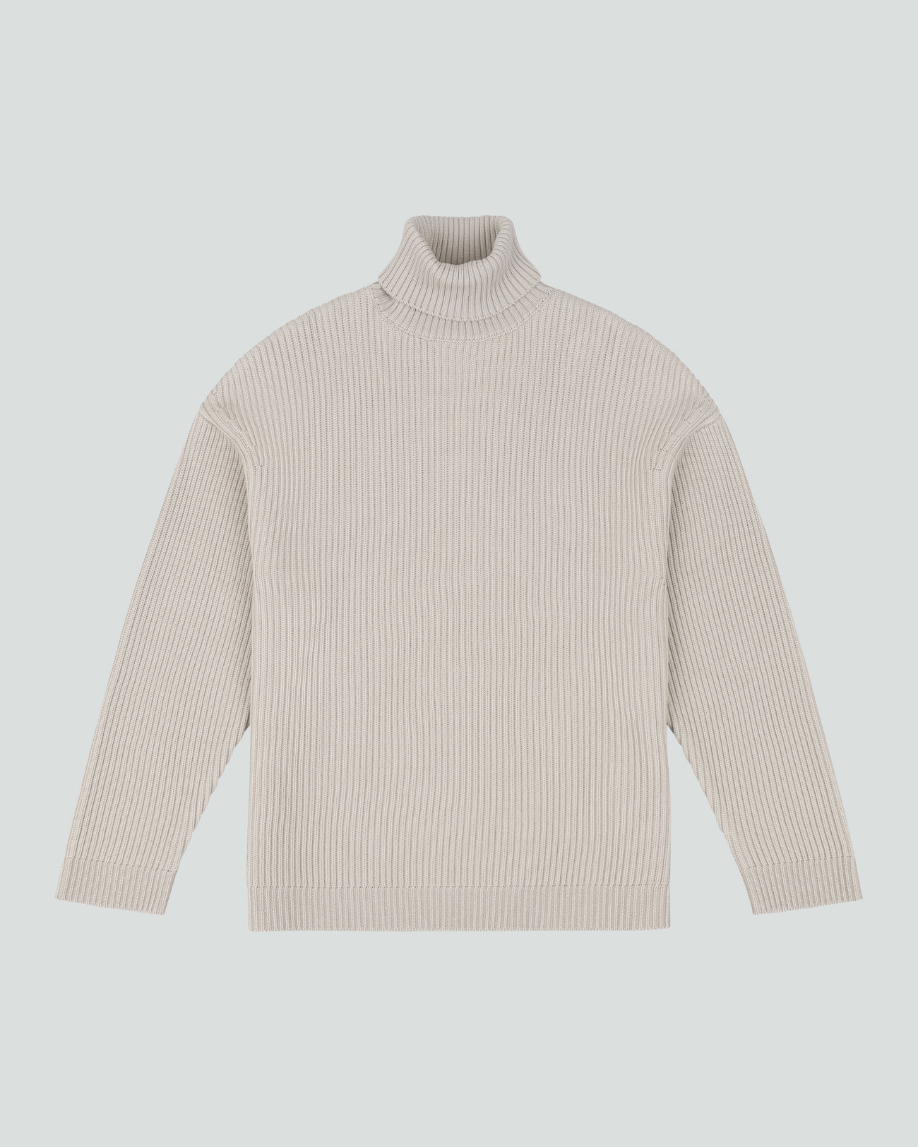 CHUNKY TURTLENECK BEIGE - 1