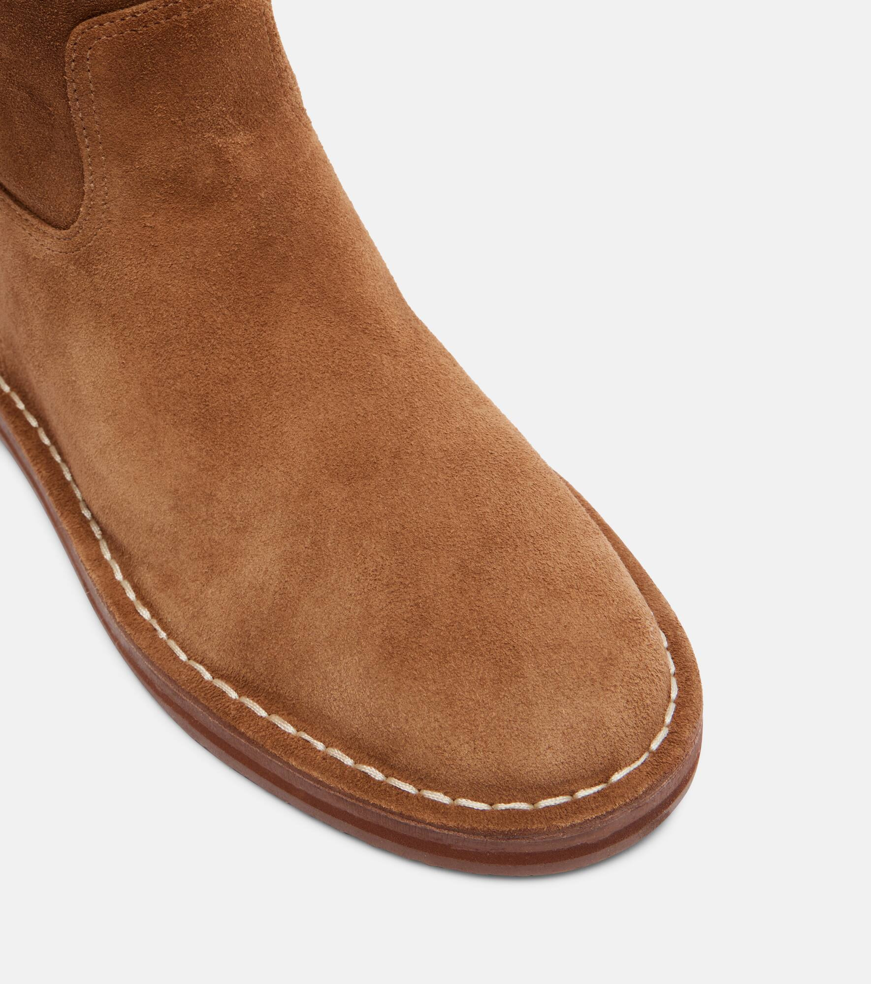 Suede over-the-knee boots - 5