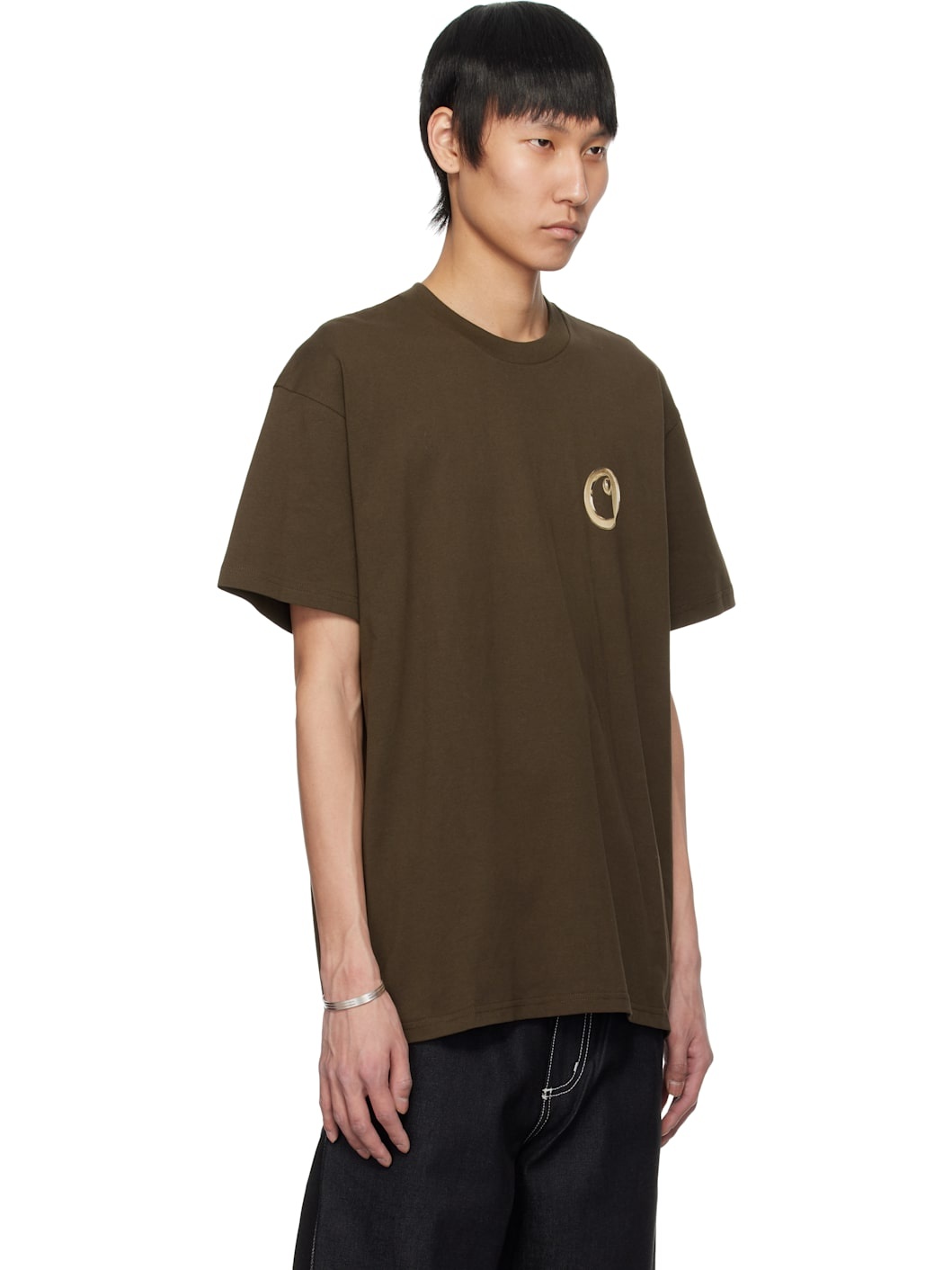 Brown Linked Charms T-shirt - 2