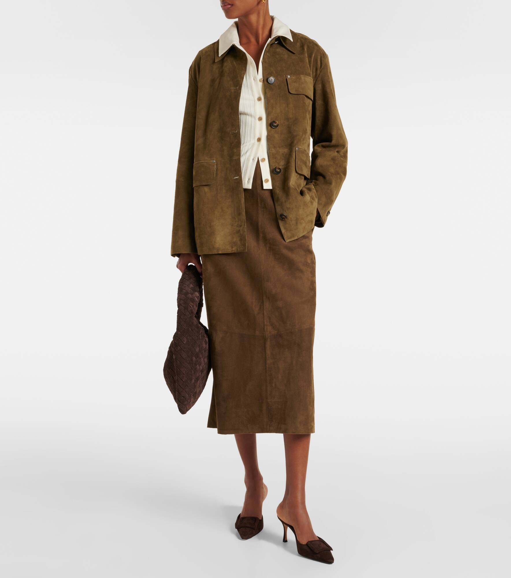 Oversized suede jacket - 2