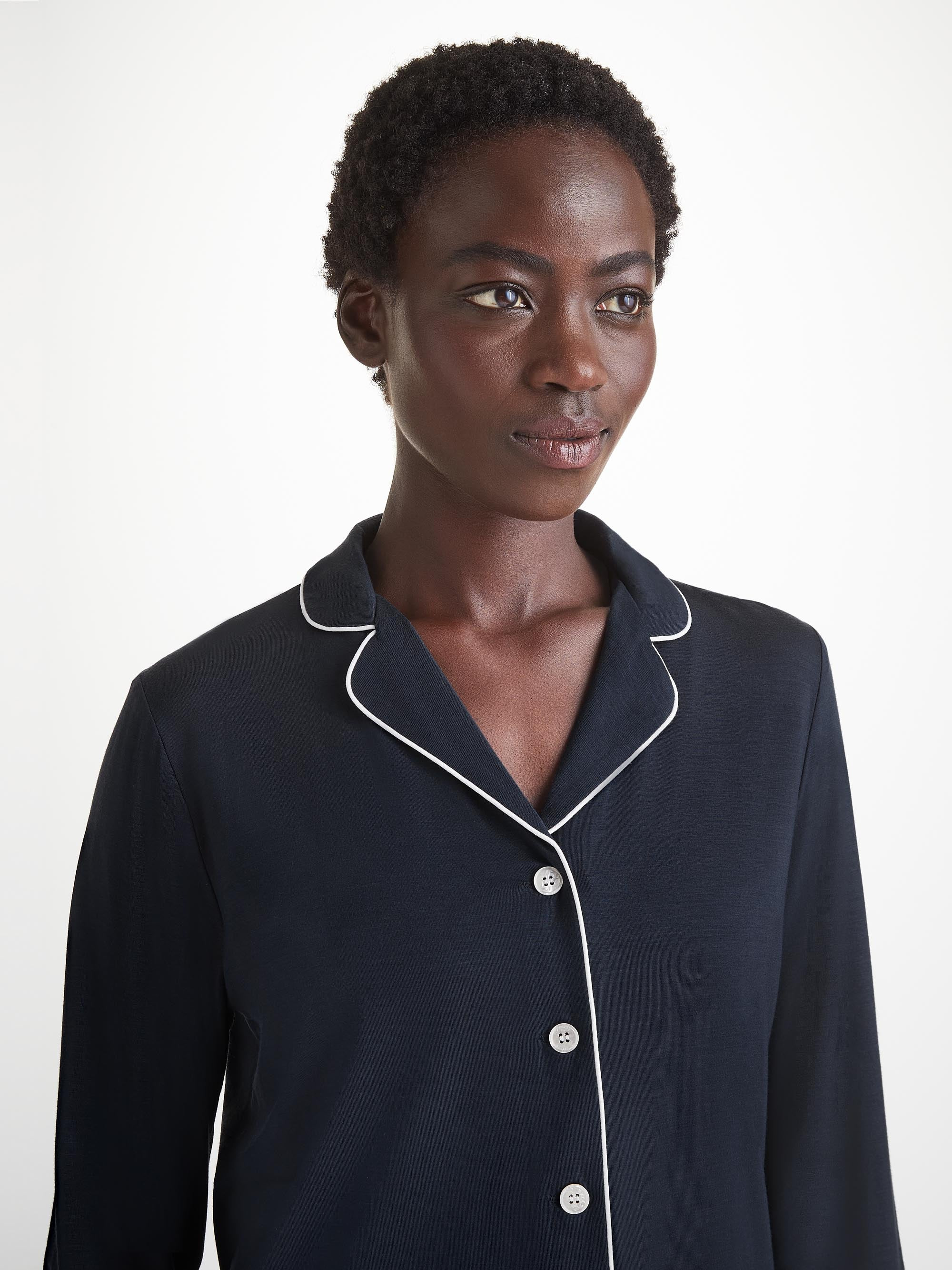 Women's Pyjamas Lara Micro Modal Stretch Navy - 6