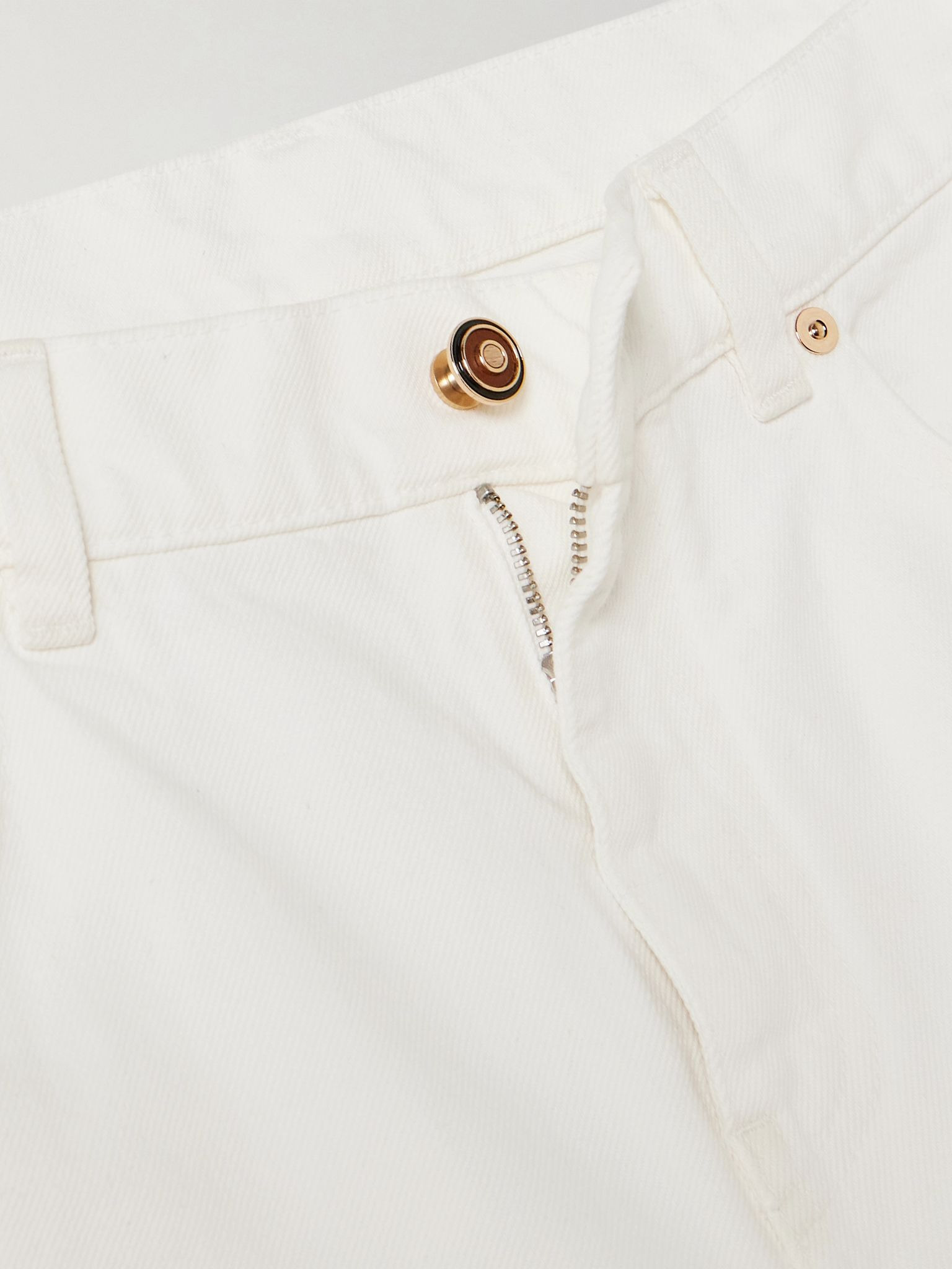 Willa high-rise bootcut recycled jeans White - 5