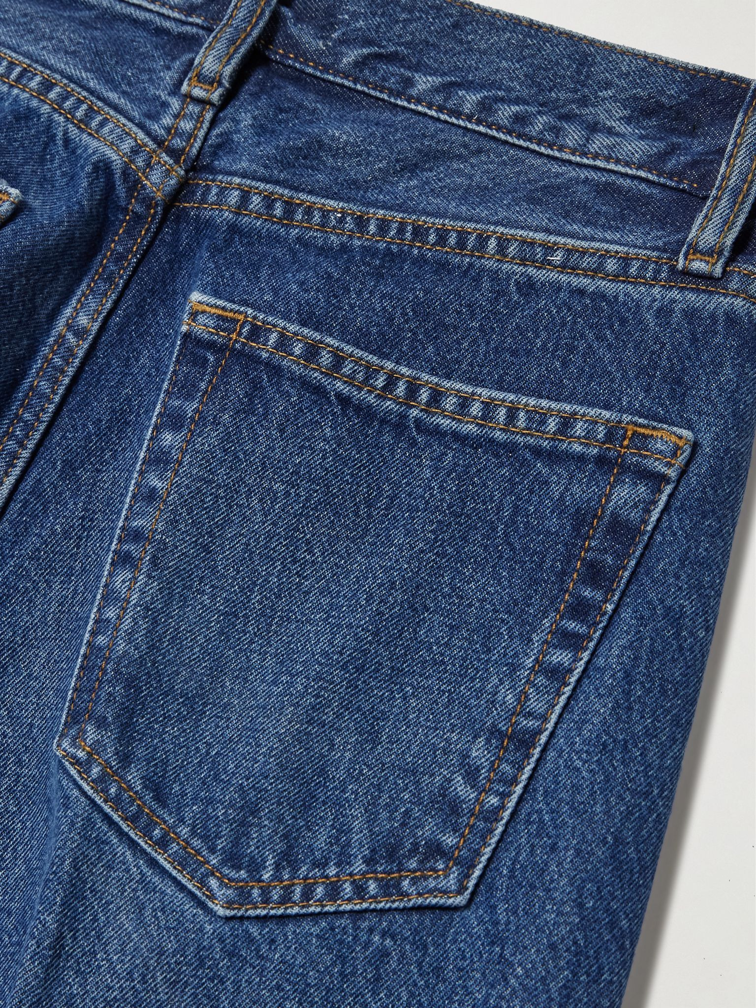 The Collegiate high-rise wide-leg jeans Mid denim - 6