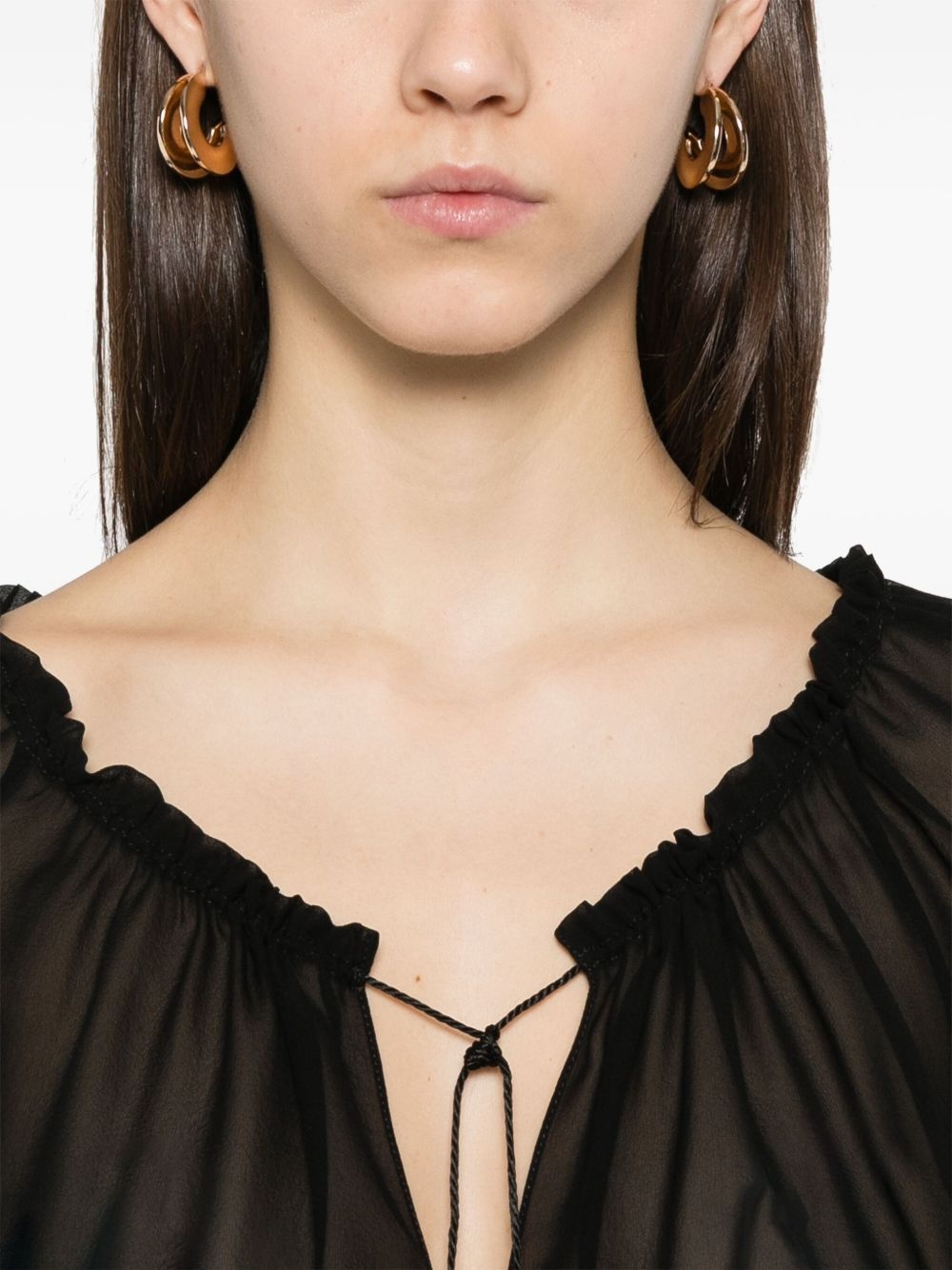 silk blouse - 5
