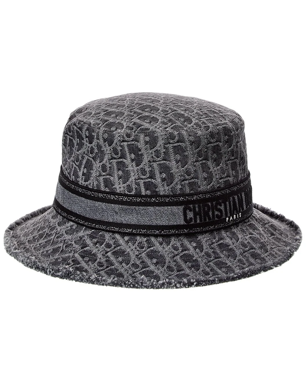 Dior Bobby Denim Oblique Bucket Hat - 1