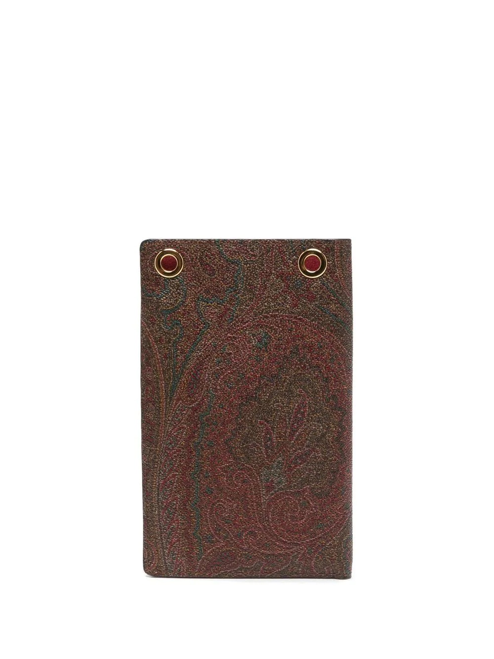 paisley-printed cell phone holder - 2