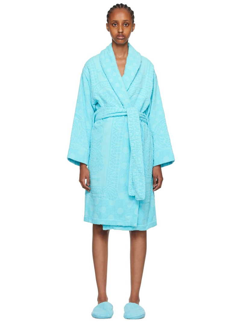 Blue Seashell Baroque Robe 1