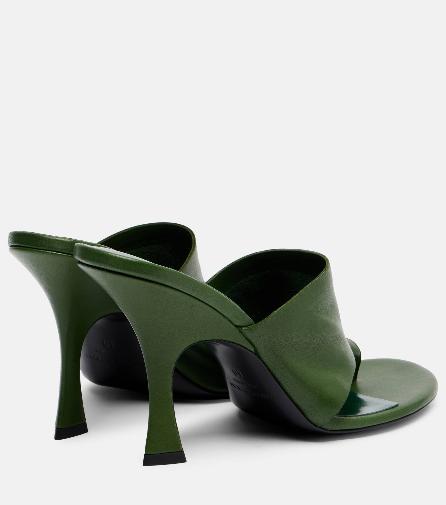 Leather thong sandals - 2